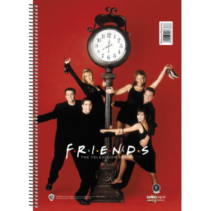 ΤΕΤΡΑΔΙΟ ΣΠΙΡΑΛ "FRIENDS V.2" 17x25/240ΣΕΛ-4 ΘΕΜΑΤΑ