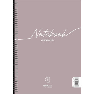 ΤΕΤΡΑΔΙΟ ΣΠΙΡΑΛ "NOTEBOOK NATURA" 17x25/120ΣΕΛ -2 ΘΕΜΑΤΑ