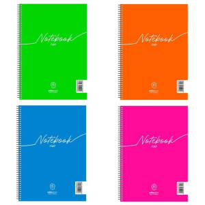ΤΕΤΡΑΔΙΟ ΣΠΙΡΑΛ "NOTEBOOK FLUO" 21x29/180ΣΕΛ-3 ΘΕΜΑΤΑ ΤΕΤΡΑΔΙΟ ΣΠΙΡΑΛ "NOTEBOOK FLUO" 21x29/180ΣΕΛ-3 ΘΕΜΑΤΑ