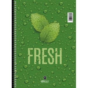 ΤΕΤΡΑΔΙΟ ΣΠΙΡΑΛ "FRESH" 17x25/240ΣΕΛ-4 ΘΕΜΑΤΑ