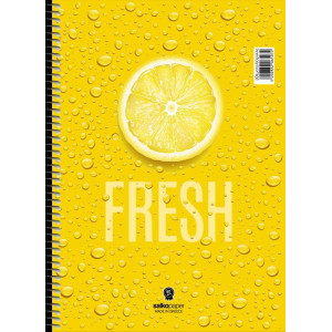 ΤΕΤΡΑΔΙΟ ΣΠΙΡΑΛ "FRESH" 17x25/240ΣΕΛ-4 ΘΕΜΑΤΑ