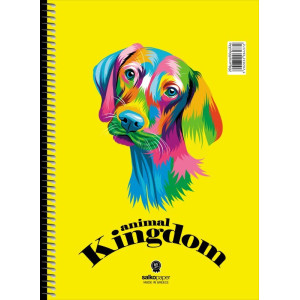 ΤΕΤΡΑΔΙΟ ΣΠΙΡΑΛ "ANIMAL KINGDOM" 21x29/240ΣΕΛ-4 ΘΕΜΑΤΑ