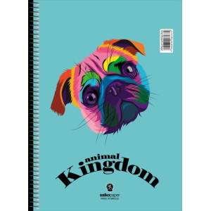 ΤΕΤΡΑΔΙΟ ΣΠΙΡΑΛ "ANIMAL KINGDOM" 21x29/240ΣΕΛ-4 ΘΕΜΑΤΑ