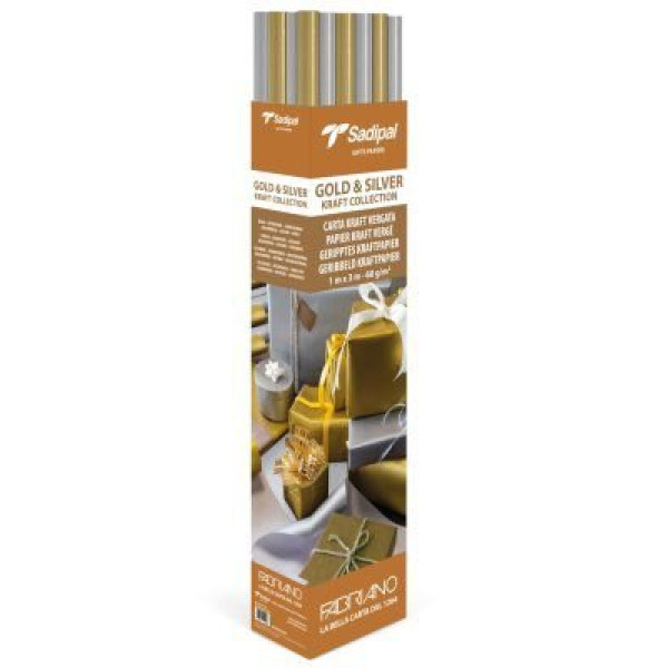 ΧΑΡΤΙ ΚΡΑΦΤ 1Χ3 GOLD & SILVER