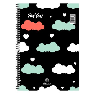ΤΕΤΡΑΔΙΟ ΣΠΙΡΑΛ "FOR YOU" 21x29/120ΣΕΛ-2 ΘΕΜΑΤΑ