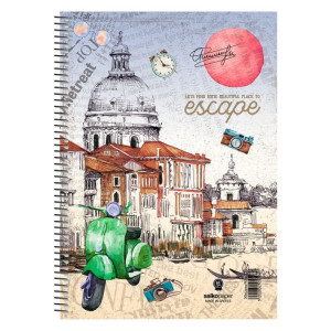 ΤΕΤΡΑΔΙΟ ΣΠΙΡΑΛ ESCAPE 21x29/60ΣΕΛ-1 ΘΕΜΑ ΤΕΤΡΑΔΙΟ ΣΠΙΡΑΛ ESCAPE 21x29/60ΣΕΛ-1 ΘΕΜΑ