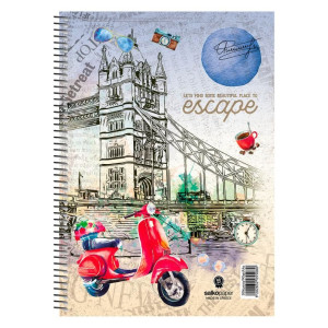 ΤΕΤΡΑΔΙΟ ΣΠΙΡΑΛ ESCAPE 21x29/60ΣΕΛ-1 ΘΕΜΑ ΤΕΤΡΑΔΙΟ ΣΠΙΡΑΛ ESCAPE 21x29/60ΣΕΛ-1 ΘΕΜΑ