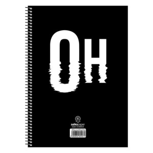 ΤΕΤΡΑΔΙΟ ΣΠΙΡΑΛ "OH NO!" 17x25/240ΣΕΛ- 4 ΘΕΜΑΤΑ