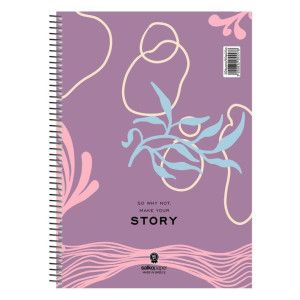 ΤΕΤΡΑΔΙΟ ΣΠΙΡΑΛ "STORY" 17x25/240ΣΕΛ-4 ΘΕΜΑΤΑ