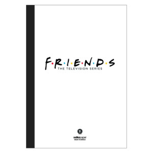 ΤΕΤΡΑΔΙΟ ΚΟΛΛΗΤΟ "F.R.I.E.N.D.S 360" ΡΙΓΕ 2 ΘΕΜΑΤΑ 17x25 64 ΦΥΛΛΑ