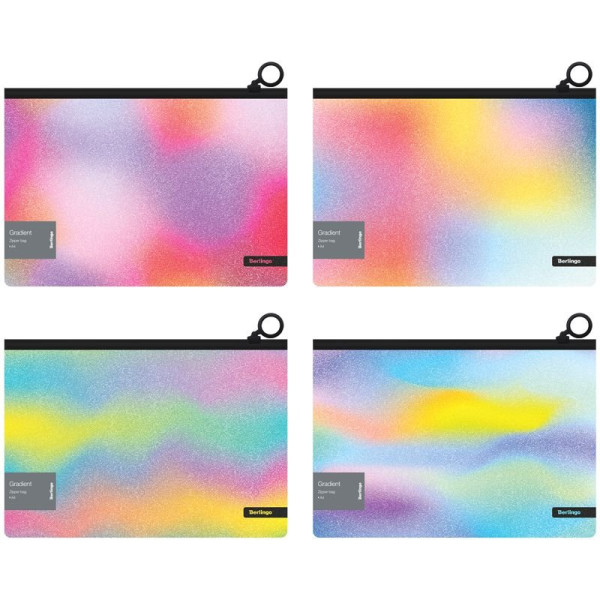ΦΑΚΕΛΟΣ ΜΕ ΦΕΡΜΟΥΑΡ Α4 "GRADIENT" ΔΙΑΦΟΡΑ ΧΡΩΜΑΤΑ ΜΕ GLITTER EFFECT BERLINGO