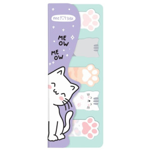 MESHU ΣΕΛΙΔΟΔΕΙΚΤΕΣ ΑΥΤΟΚΟΛΛΗΤΟΙ "MEOW PAW" 20ΦΥΛΛΑ BERLINGO MESHU ΣΕΛΙΔΟΔΕΙΚΤΕΣ ΑΥΤΟΚΟΛΛΗΤΟΙ "MEOW PAW" 20ΦΥΛΛΑ BERLINGO