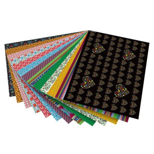 ΧΑΡΤΟΝΙ ΜΕ ΣΧΕΔΙΑ ΔΙΑΦΟΡΑ 50X70, 13ΦΥΛΛΑ 270g FOLIA