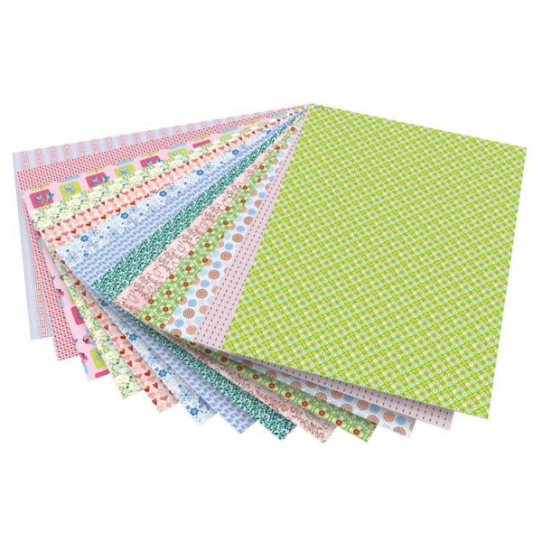 ΧΑΡΤΟΝΙ ΜΕ ΣΧΕΔΙΑ ΔΙΑΦΟΡΑ 50X70, 13ΦΥΛΛΑ 270g FOLIA