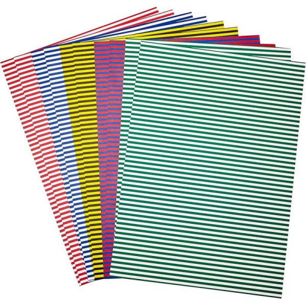 ΧΑΡΤΟΝΙ ΜΕ ΣΧΕΔΙΑ ΔΙΑΦΟΡΑ 50X70, 10ΦΥΛΛΑ 270g FOLIA