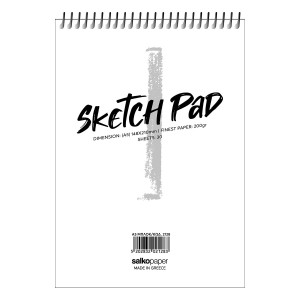 ΜΠΛΟΚ SKETCH PAD Α5 148Χ210 30Φ 200GR