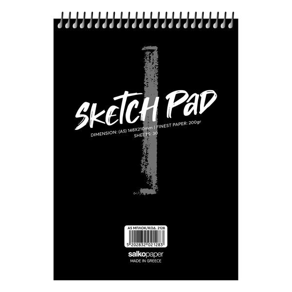 ΜΠΛΟΚ SKETCH PAD Α5 148Χ210 30Φ 200GR