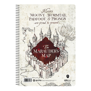 ΤΕΤΡΑΔΙΟ ΣΠΙΡΑΛ "HARRY POTTER-MARAUDER'S" 17x25/120ΣΕΛ- 2 ΘΕΜΑΤΑ ΤΕΤΡΑΔΙΟ ΣΠΙΡΑΛ "HARRY POTTER-MARAUDER'S" 17x25/120ΣΕΛ- 2 ΘΕΜΑΤΑ