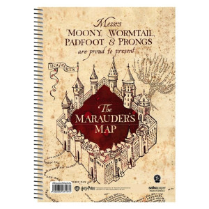 ΤΕΤΡΑΔΙΟ ΣΠΙΡΑΛ "HARRY POTTER-MARAUDER'S" 21x29/120ΣΕΛ-2 ΘΕΜΑΤΑ