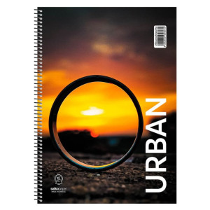 ΤΕΤΡΑΔΙΟ ΣΠΙΡΑΛ "URBAN" 17x25/240ΣΕΛ-4 ΘΕΜΑΤΑ