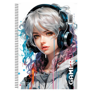ΤΕΤΡΑΔΙΟ ΣΠΙΡΑΛ "GAMER" 21x29/240ΣΕΛ-4 ΘΕΜΑΤΑ