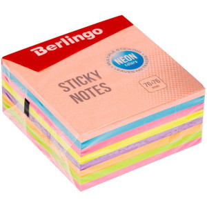 ΚΥΒΟΣ ΑΥΤΟΚΟΛΛΗΤΟΣ NEON COLORS ULTRA STICKY 75x75mm 400 ΦΥΛΛΑ BERLINGO,