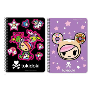ΤΕΤΡΑΔΙO ΣΠΙΡΑΛ "TOKIDOKI" 17x25/60 ΦΥΛΛΑ 2 ΘΕΜΑΤΩΝ ΣΕ 2 ΣΧΕΔΙΑ