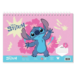 ΜΠΛΟΚ ΖΩΓΡΑΦΙΚΗΣ "LILO&STITCH" 23x33cm 40 ΦΥΛΛΑ ΑΥΤΟΚΟΛΛΗΤΑ-ΣΤΕΝΣΙΛ- 2ΣΕΛ ΧΡΩΜ/ΣΜΟΥ ΣΕ 2 ΣΧΕΔΙΑ