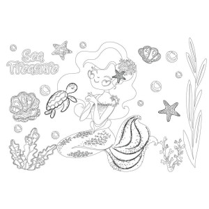 ΜΠΛΟΚ ΖΩΓΡΑΦΙΚΗΣ "SEA TREASURE/SO CUTE" ΜΕ ΑΥΤΟΚΟΛΛΗΤΑ+ΣΤΕΝΣΙΛ 40 ΦΥΛΛΑ ΣΕ 2 ΣΧΕΔΙΑ ΜΠΛΟΚ ΖΩΓΡΑΦΙΚΗΣ "SEA TREASURE/SO CUTE" ΜΕ ΑΥΤΟΚΟΛΛΗΤΑ+ΣΤΕΝΣΙΛ 40 ΦΥΛΛΑ ΣΕ 2 ΣΧΕΔΙΑ