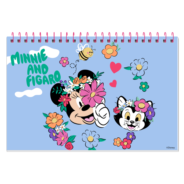 ΜΠΛΟΚ ΖΩΓΡΑΦΙΚΗΣ MINNIE & FIGARO Α4 40Φ