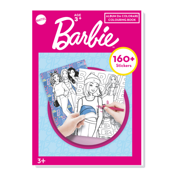 ΜΠΛΟΚ ΖΩΓΡΑΦΙΚΗΣ Α4 ΜΕ ΑΥΤΟΚΟΛΛΗΤΑ "BARBIE"