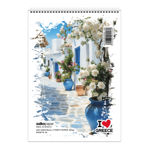 ΜΠΛΟΚ ΣΧΕΔΙΟΥ Α5 I LOVE GREECE 30φυλλα