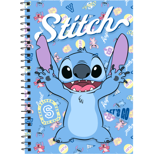 ΤΕΤΡΑΔΙΟ ΣΠΙΡΑΛ "STITCH" 17x25/120ΣΕΛ-2 ΘΕΜΑΤΑ