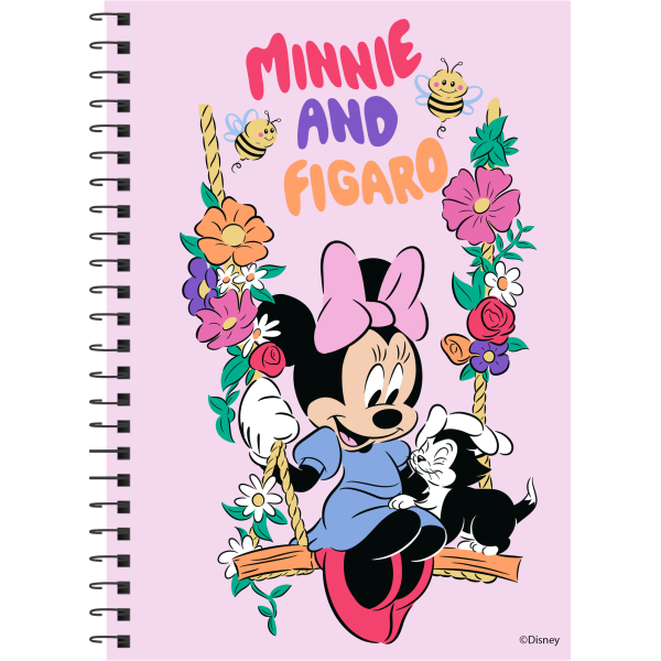 ΤΕΤΡΑΔΙΟ ΣΠΙΡΑΛ MINNIE & FIGARO 17x25/120ΣΕΛ-2 ΘΕΜΑΤΑ (ΣΥΣΚ-10ΤΕΜ