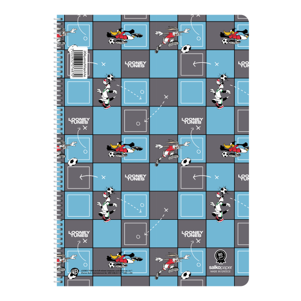 ΤΕΤΡΑΔΙΟ ΣΠΙΡΑΛ "LOONEY TUNES V.2" 17x25/120ΣΕΛ-2 ΘΕΜΑΤΑ