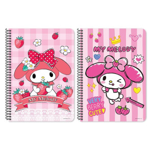 ΤΕΤΡΑΔΙO ΣΠΙΡΑΛ "MY MELODY" 17x25/60 ΦΥΛΛΑ 2 ΘΕΜΑΤΩΝ ΣΕ 2 ΣΧΕΔΙΑ