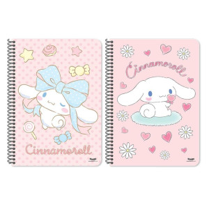 ΤΕΤΡΑΔΙO ΣΠΙΡΑΛ "CINNAMOROLL" 17x25/60 ΦΥΛΛΑ 2 ΘΕΜΑΤΩΝ ΣΕ 2 ΣΧΕΔΙΑ