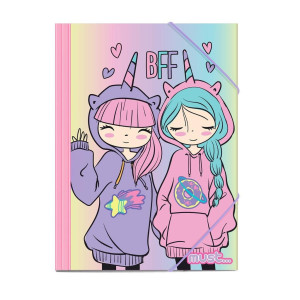 ΦΑΚΕΛΟΣ ΜΕ ΛΑΣΤΙΧΟ ΧΑΡΤΙΝΟΣ "BEST FRIENDS FOREVER" 25x35cm MUST ΦΑΚΕΛΟΣ ΜΕ ΛΑΣΤΙΧΟ ΧΑΡΤΙΝΟΣ "BEST FRIENDS FOREVER" 25x35cm MUST