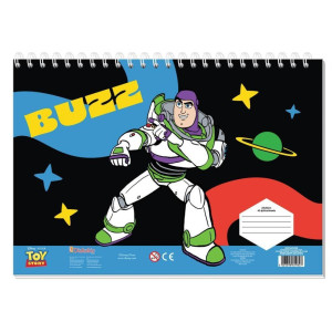 ΜΠΛΟΚ ΖΩΓΡΑΦΙΚΗΣ “BUZZ” 23x33cm 40 ΦΥΛΛΑ ΑΥΤΟΚΟΛΛΗΤΑ-ΣΤΕΝΣΙΛ- 2ΣΕΛ ΧΡΩΜ/ΣΜΟΥ ΣΕ 2 ΣΧΕΔΙΑ