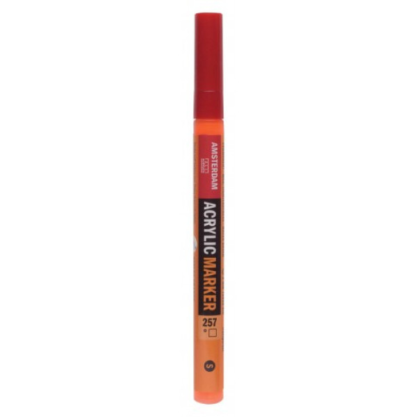 ΜΑΡΚΑΔΟΡΟΣ ΑΚΡΥΛΙΚΟΣ AMSTERDAM 1-2MM 257 REFLX ORANGE