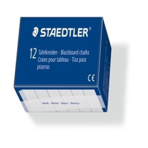 ΚΙΜΩΛΙΕΣ ΛΕΥΚΕΣ ΞΗΡΟΠΑΣΤΕΛ 12ΤΕΜ STAEDTLER 2350