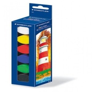 ΣΕΤ ΤΕΜΠΕΡΕΣ 885 STAEDTLER 6 ΧΡΩΜΑΤΑx20ml ΣΕΤ ΤΕΜΠΕΡΕΣ 885 STAEDTLER 6 ΧΡΩΜΑΤΑx20ml