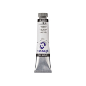 ΛΑΔΙΑ VAN GOGH 20ML S1 T.7 No. 105 TITANIUM WHITE