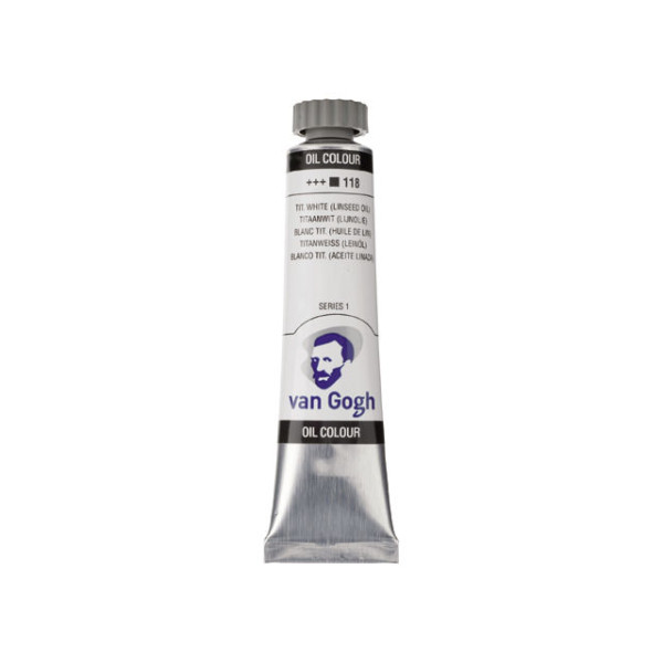 ΛΑΔΙΑ VAN GOGH 20ML S1 T.7 No. 118 TIT. WHITE-LINSEED