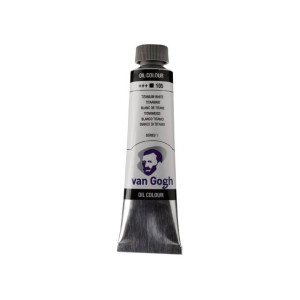 ΛΑΔΙΑ VAN GOGH 40ML S1 T.9 No. 105 TITANIUM WHITE