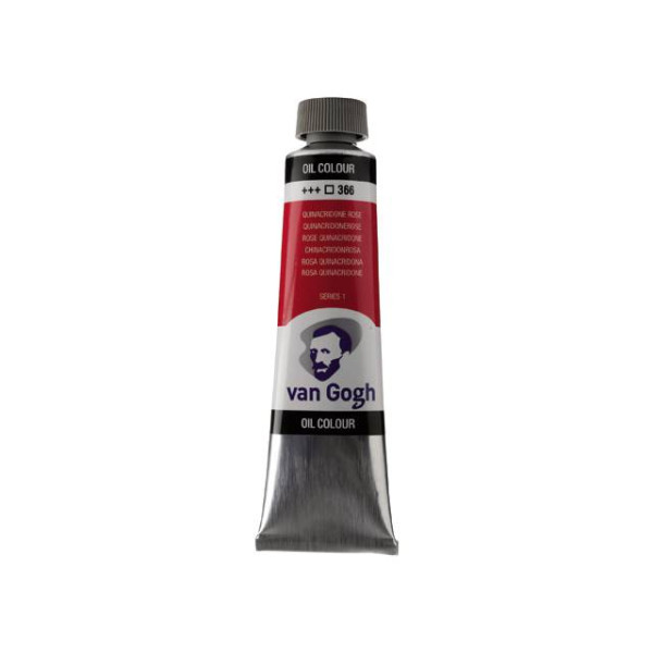 ΛΑΔΙΑ VAN GOGH 40ML S1 T.9 No. 366 QUINACRIDONE ROSE
