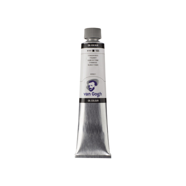 ΛΑΔΙΑ VAN GOGH S1 200ml No.105 Titanium White (Safflower Oil)