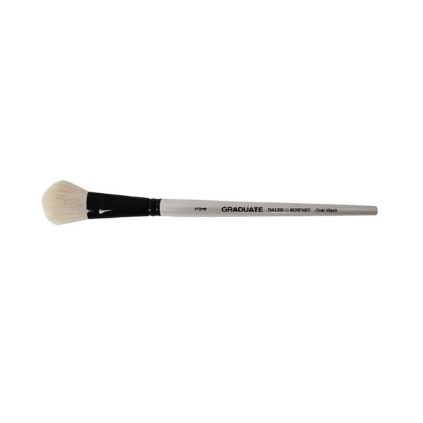 ΠΙΝΕΛΟ GRADUATE WHITE GOAT OVAL WASH 3/4"