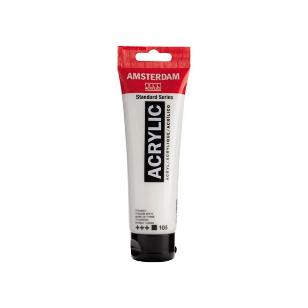 ΑΚΡΥΛΙΚΟ AMSTERDAM 120ml No.105 Titanium White