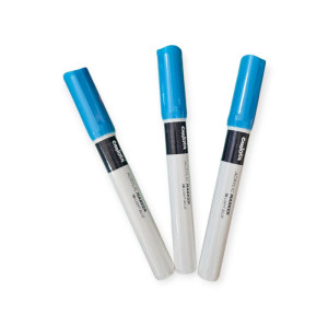 ΜΑΡΚΑΔΟΡΟΙ 2ΜΜ ΑΚΡΥΛΙΚΟΙ CARIOCA ΓΑΛΑΖΙΟ  ΓΙΑ ΟΛΕΣ ΤΙΣ  ΕΠΙΦΑΝΕΙΕΣ